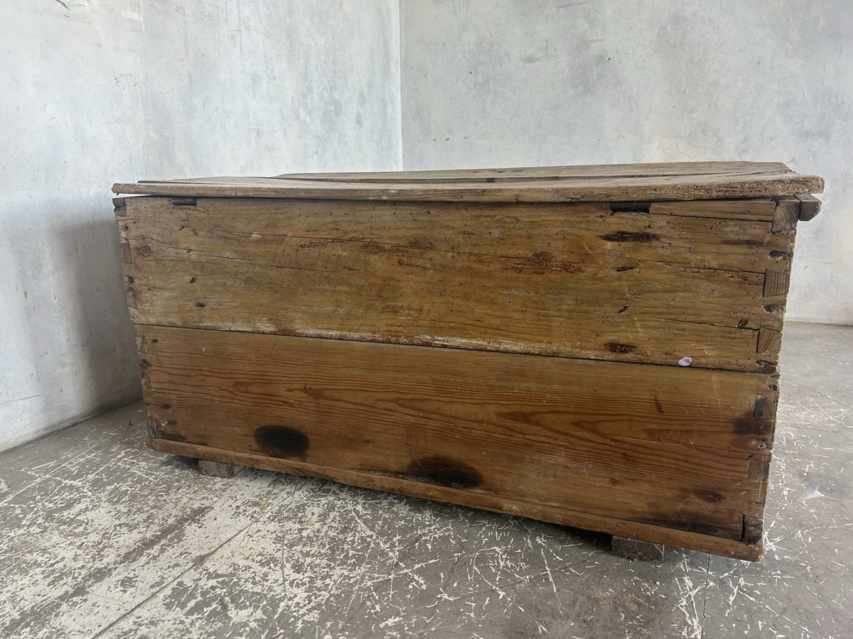 Antique Pine Chest / Storage Box / box Shabby farmhouse style