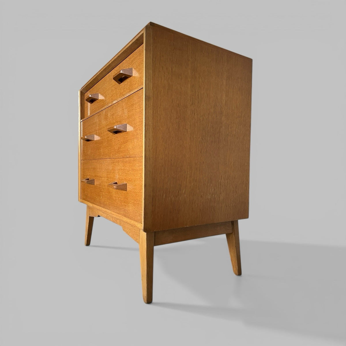 G Plan Brandon Teak Chest of Drawers Mid Century 3 Drawer