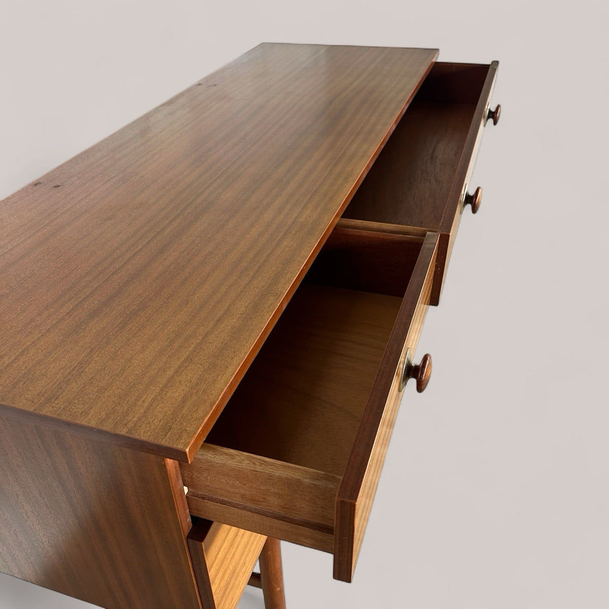 Mid-Century Mini teak Sideboard / 60s Dressing Table with Drawers