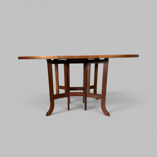 Nathan Teak Drop Leaf Dining Table