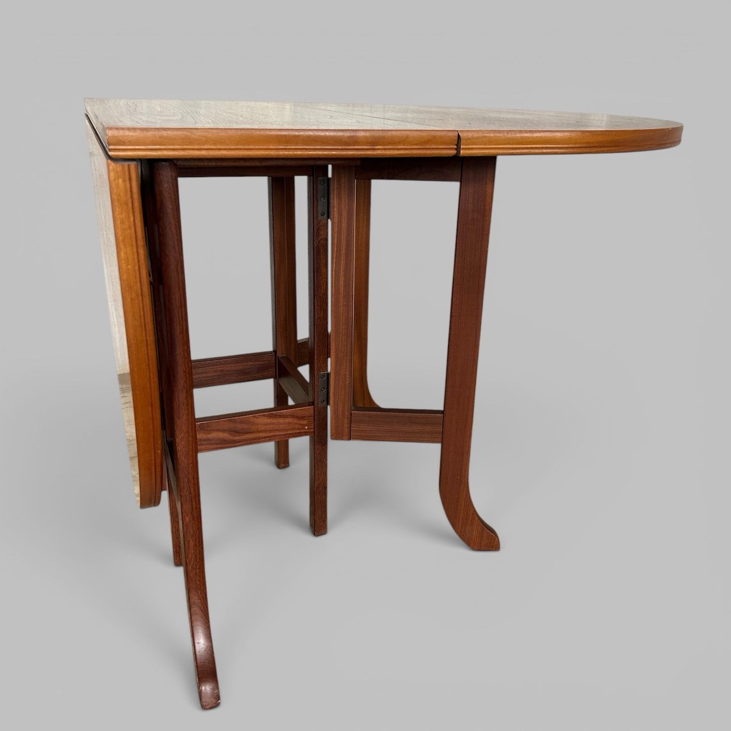 Nathan Teak Drop Leaf Dining Table