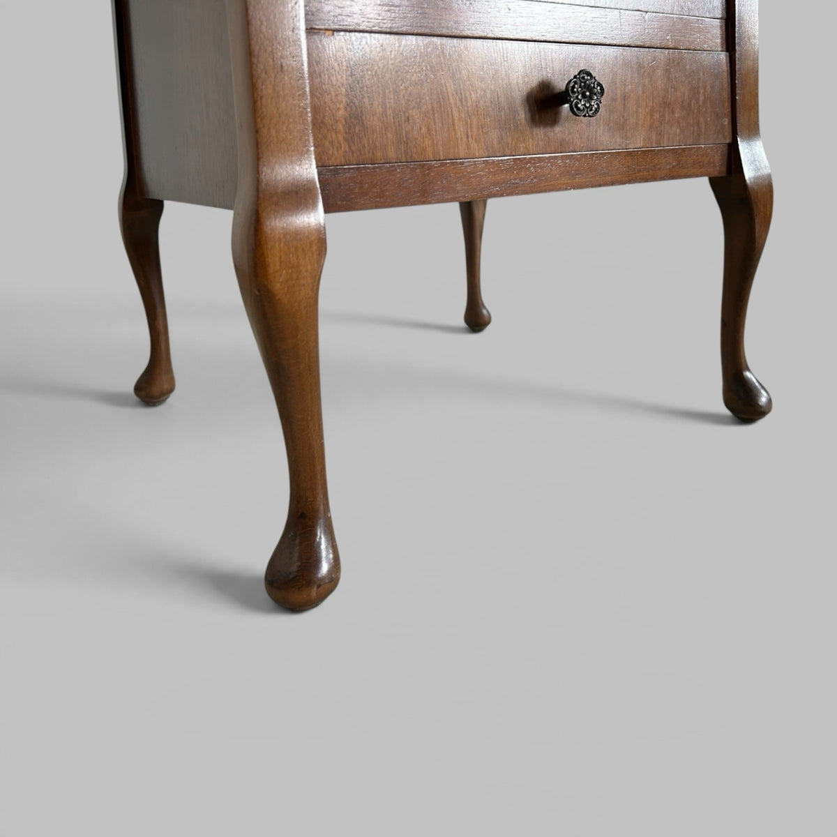 Vintage Sewing Box Bedside Cabinet with Drawers
