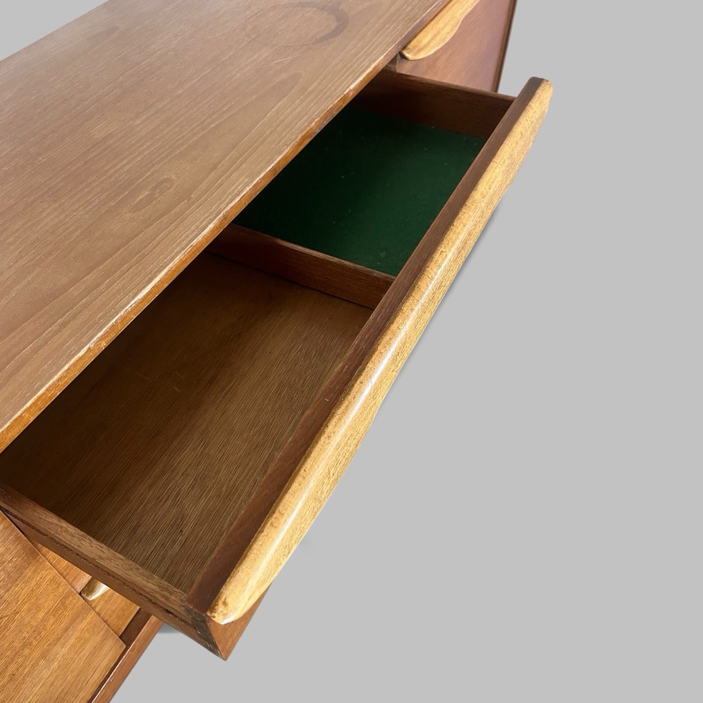 Mid Century Stonehill Teak Sideboard with Three Drawers
