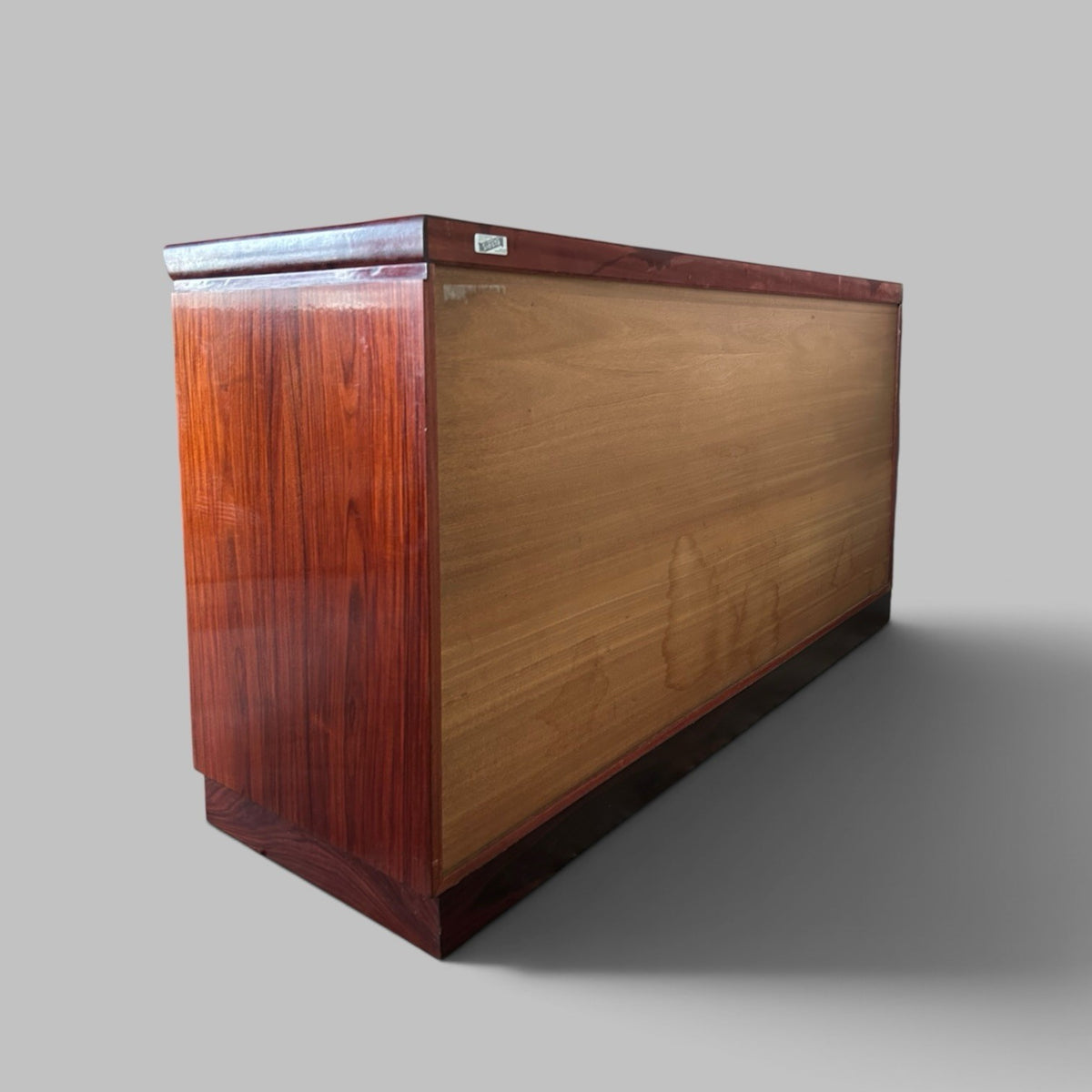 Mid Century Danish Rosewood Three Door Sideboard by Skovby