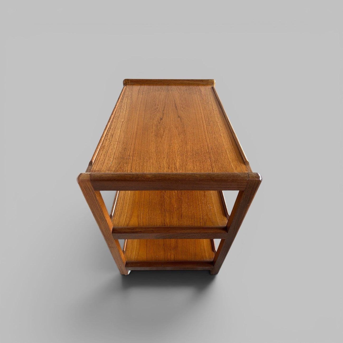 Mid Century Danish Teak Drinks Trolley on Castors