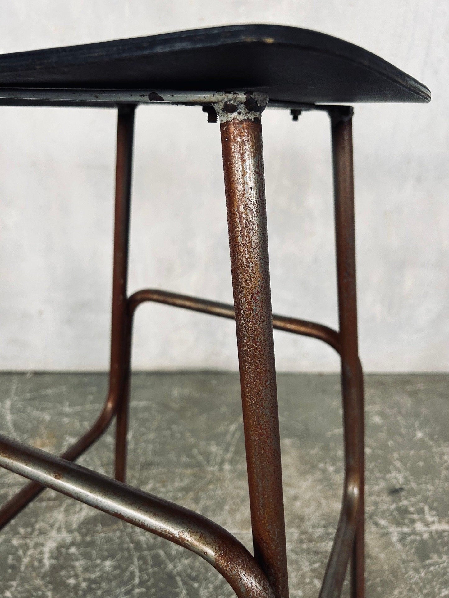 Industrial stool by Slingsby