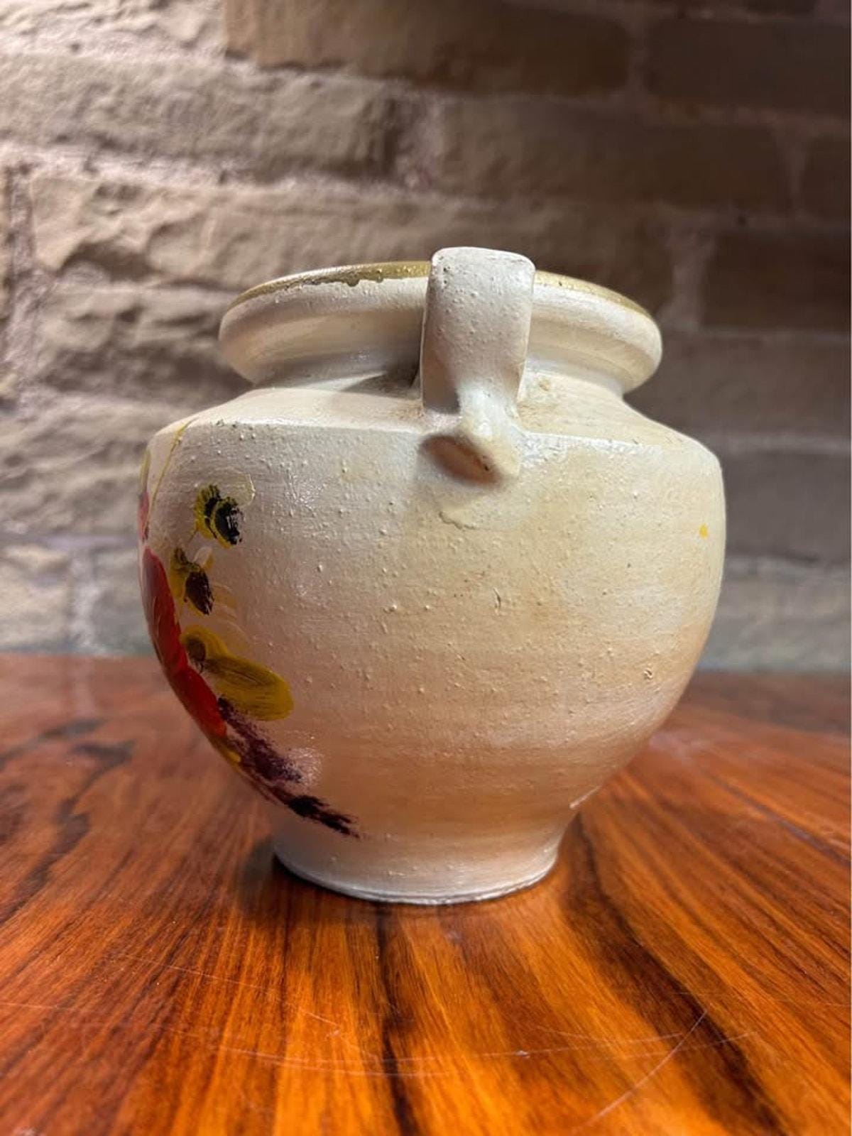 Vintage handmade ceramic vase